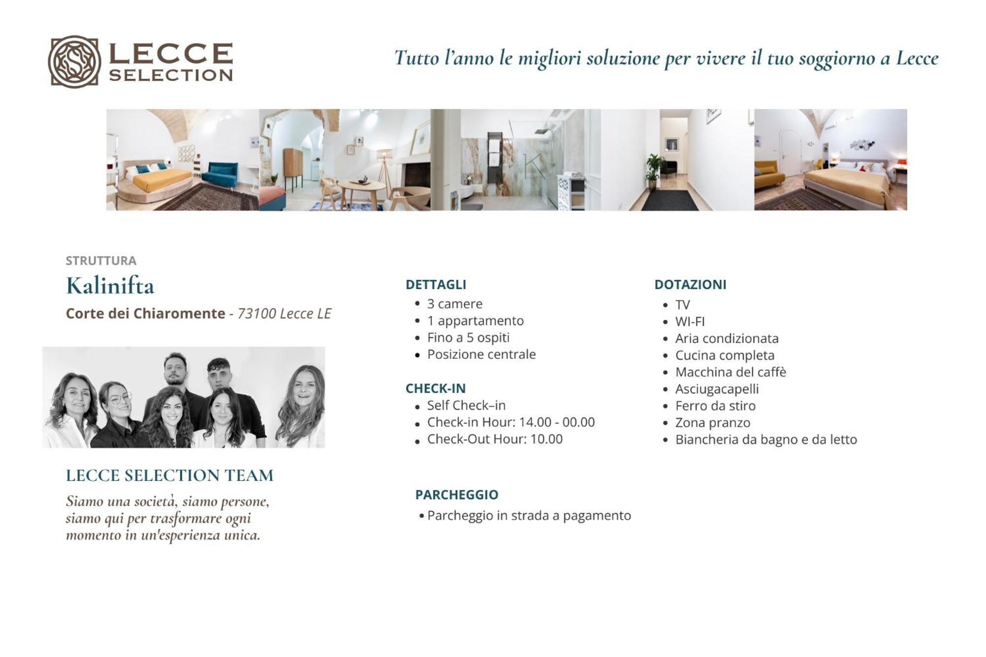 Kalinifta - Lecce Selection Bed & Breakfast Exterior photo